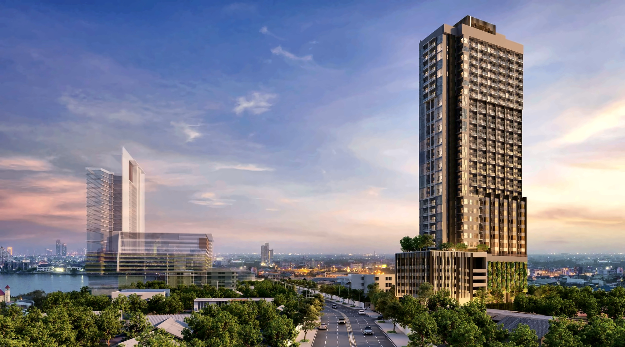 Exterior or project image for Na Reva Charoennakhon in Bangkok